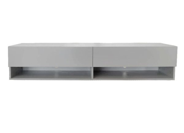 TV-Schrank TV-Sideboard Wander hängend 140 cm breit grau - VDD World