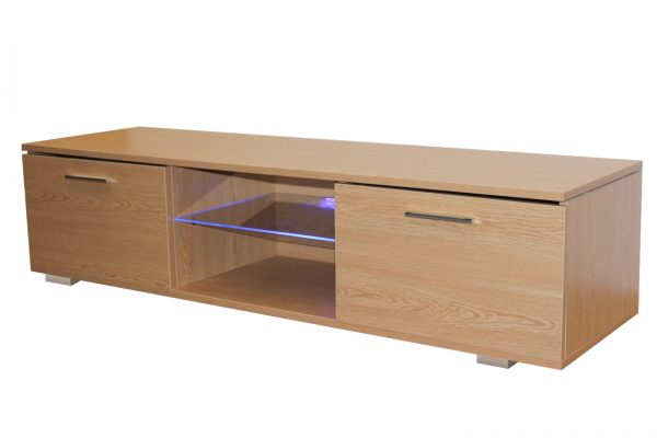 TV-Schrank TV-Schrank Tenus mit LED-Beleuchtung hellbraun - VDD World