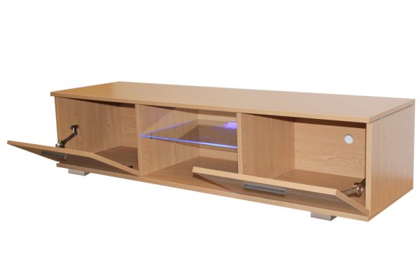 TV-Schrank TV-Schrank Tenus mit LED-Beleuchtung hellbraun - VDD World