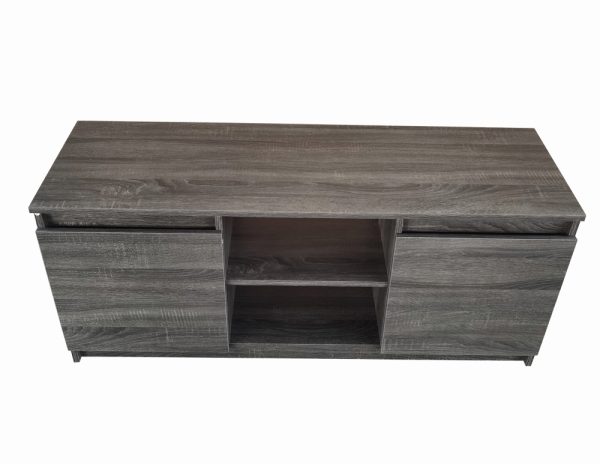 TV-Schrank Sideboard - TV-Schrank - 120 cm - Braungrau - VDD World