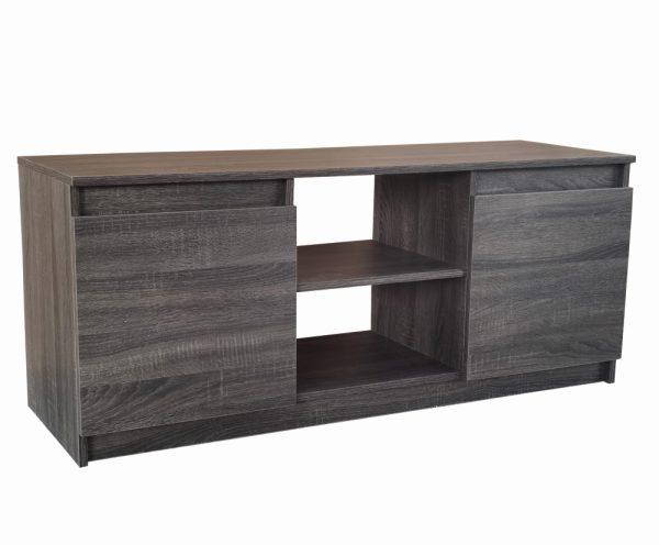 TV-Schrank Sideboard - TV-Schrank - 120 cm - Braungrau - VDD World