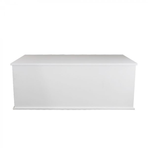 Aufbewahrungsbox Holz - Spielzeugkiste - Deckenkiste - 100 cm breit - weiß - VDD World
