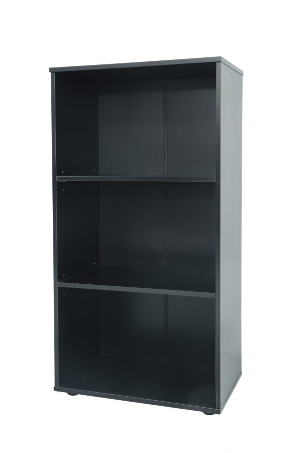 Bücherregal Aktenschrank - offener Wandschrank schwarz - VDD World