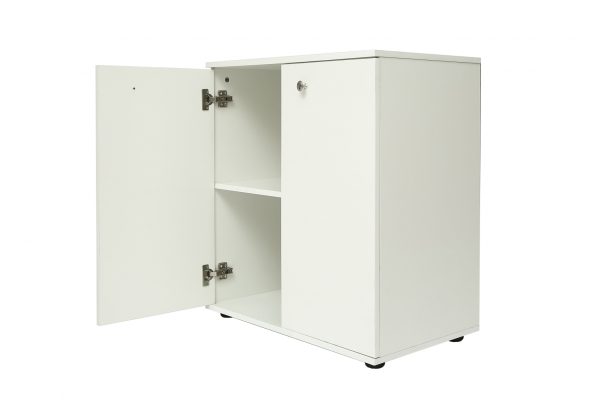 Aktenschrank Vandol mini weiß 74 cm hoch - VDD World