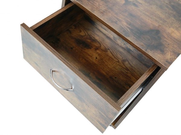 Schreibtischschrank mit Rädern - Schubladenelement - Kommode - VDD World