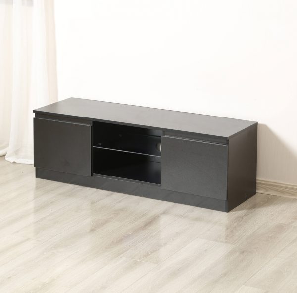 TV-Schrank Sideboard - TV-Schrank - 120 cm breit - schwarz - VDD World