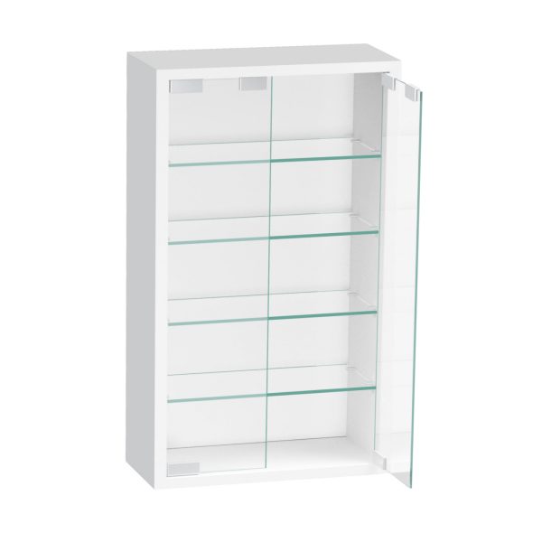 Vitrine stehend hängend Wandvitrine - 40 x 60 x 13 cm - VDD World