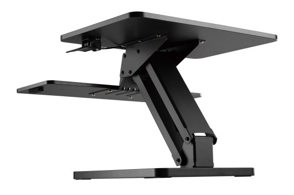 Schreibtisch-Sitz-Steh-Arbeitsplatzerhöhung - Arbeitsplatz - ergonomisch höhenverstellbar - VDD World