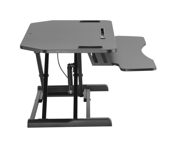 Schreibtischerhöhung Sitz-Steh-Arbeitsplatz - ergonomisch höhenverstellbarer Schreibtisch - 95 cm br - VDD World