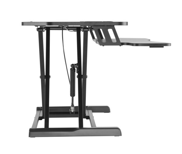 Schreibtischerhöhung Sitz-Steh-Arbeitsplatz - ergonomisch höhenverstellbarer Schreibtisch - 95 cm br - VDD World