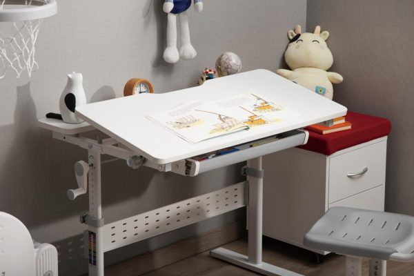 Kinderschreibtisch Zeichentisch - ergonomisch höhenverstellbar - Schultisch - VDD World