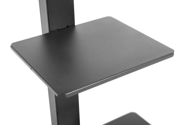 TV-Ständer - TV-Ständer - TV-Basis - drehbar - höhenverstellbar 134 cm bis 146 cm - schwarz - VDD World