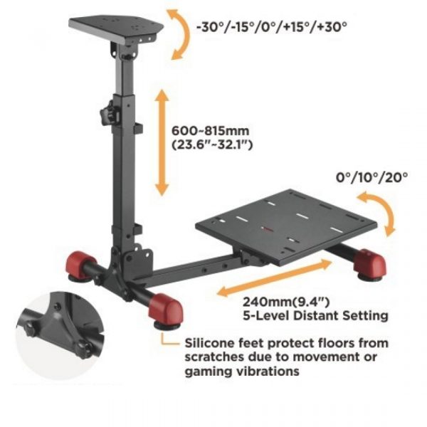 VDD - Racingchair - Racing Cockpit - Logitech - Thrustmaster - Fanatec- voll einstellbar - VDD World