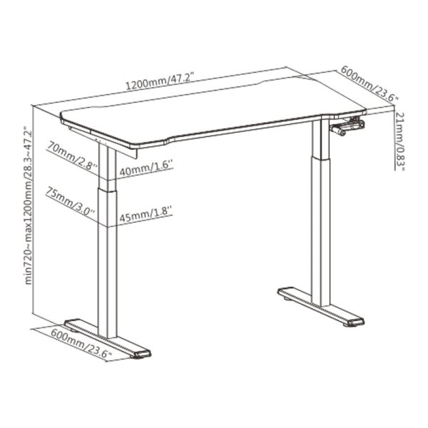 VDD Desk sit-stand höhenverstellbar - VDD World