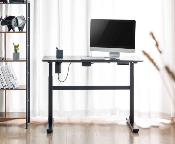 Schreibtisch-Sitzständer elektrisch höhenverstellbar - 118 x 58 cm - VDD World