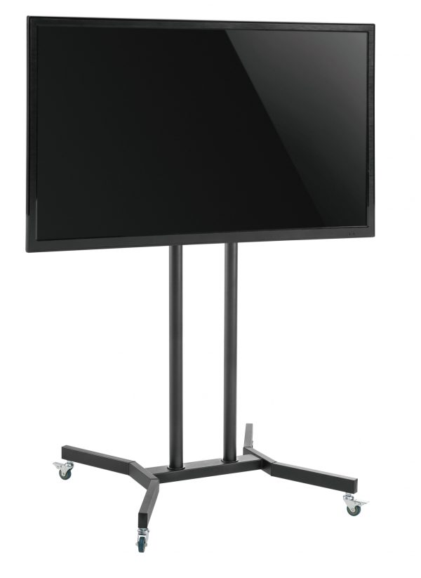 TV-Standard-Bildschirm Hochformat Querformat - TV-Messeständer fahrbar - 170 cm hoch - VDD World