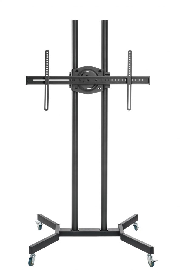 TV-Standard-Bildschirm Hochformat Querformat - TV-Messeständer fahrbar - 170 cm hoch - VDD World