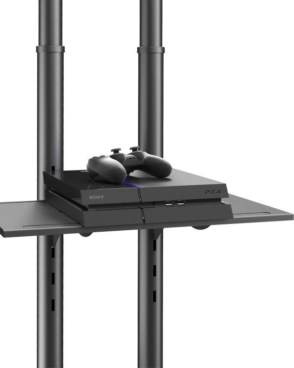 TV-Standard-Stativ - mobil - höhenverstellbar und neigbar - 171 cm hoch - VDD World