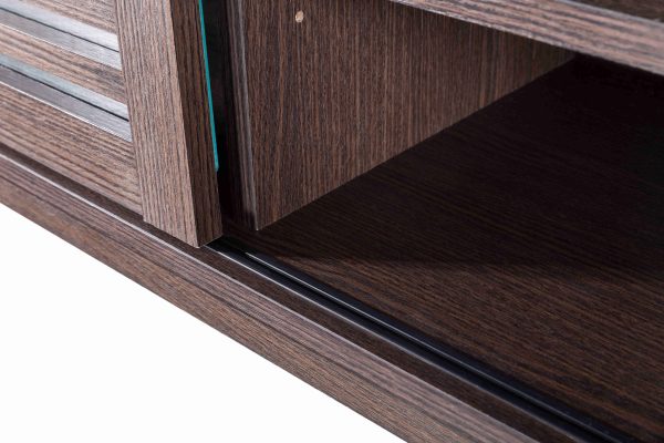 TV-Schrank modern - Sideboard - Lamellen-Schiebetüren - 135 cm breit - VDD World