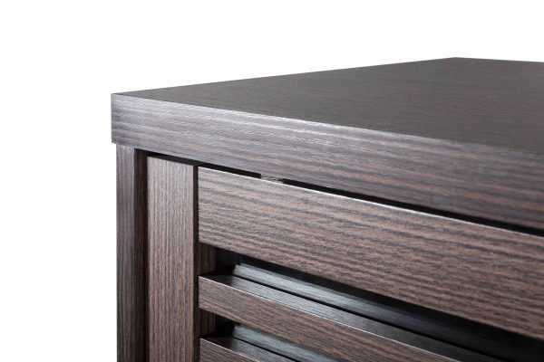 TV-Schrank modern - Sideboard - Lamellen-Schiebetüren - 135 cm breit - VDD World