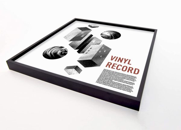 LP-Schallplattenrahmen - Aluminiumrahmen - VDD World