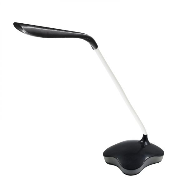 LED Schreibtischlampe Tischlampe Nachtlampe flexibel mit Touchdimmer (schwarz) - VDD World