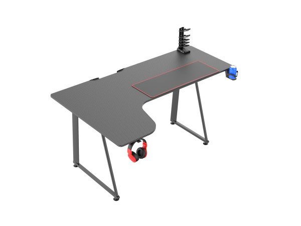 Schreibtischspiel Hugo - L-förmiger Eckschreibtisch - 160 cm x 60 cm - VDD World