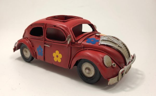 Volkswagen VW Käfer Metall mit kleinem Ablagefach Stiftablage rot - VDD World