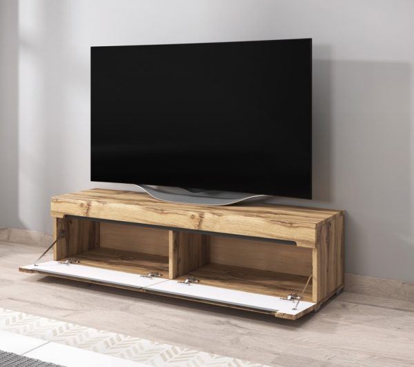 TV-Schrank TV-Schrank Taylor Design 140 cm braune Holzstruktur - VDD World