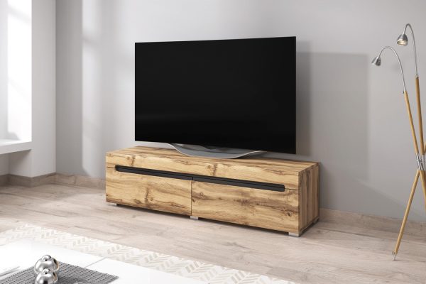 TV-Schrank TV-Schrank Taylor Design 140 cm braune Holzstruktur - VDD World