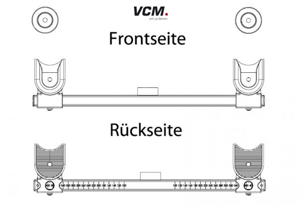 TV-Wandhalterung Wandhalterung WF 100 flach an der Wand - VDD World