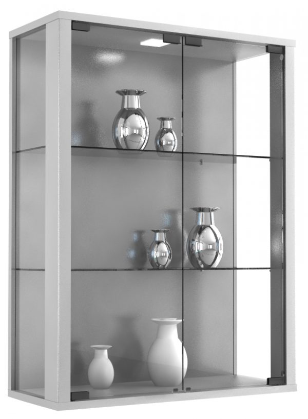 Wandvitrine Udina (silber) - VDD World