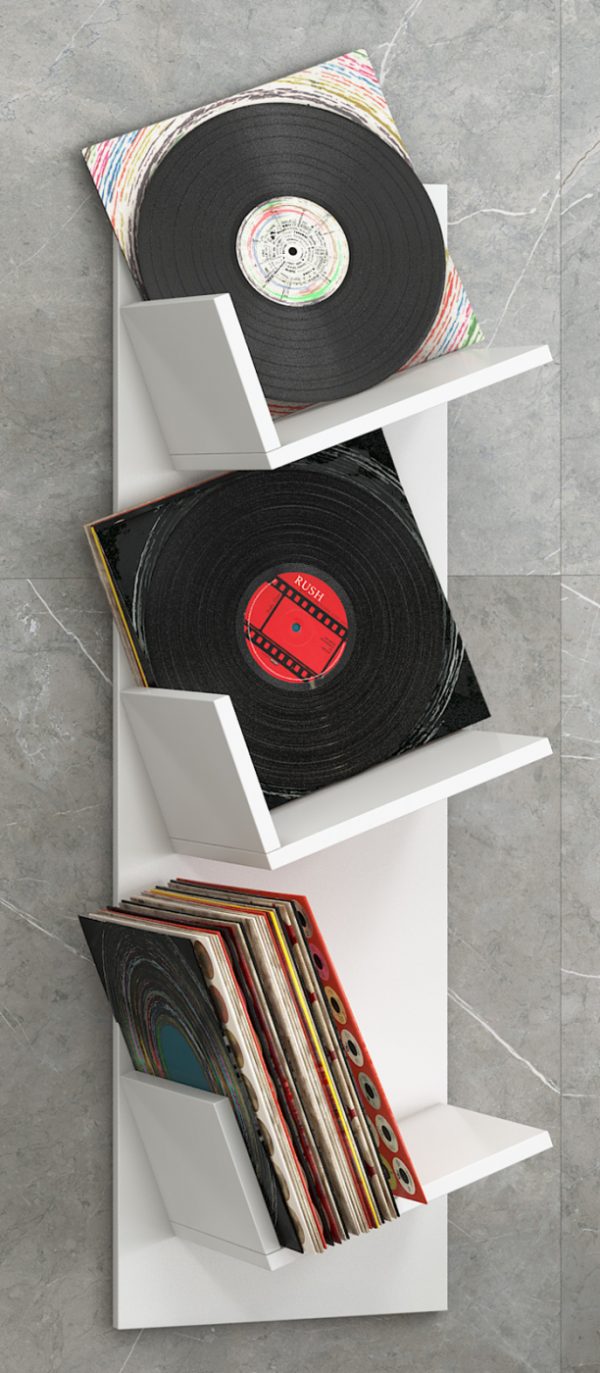 LP Vinyl Design Wandhalter Sulda weiß - VDD World