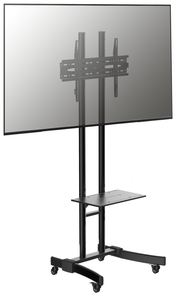 TV-Standfuß Standard Monitor Bildschirm 190 cm mobil höhenverstellbar schwarz - VDD World