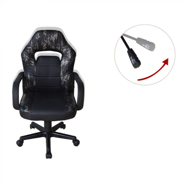 Gaming Stuhl Thomas junior - Bürostuhl - höhenverstellbar - Tarnung - VDD World DE