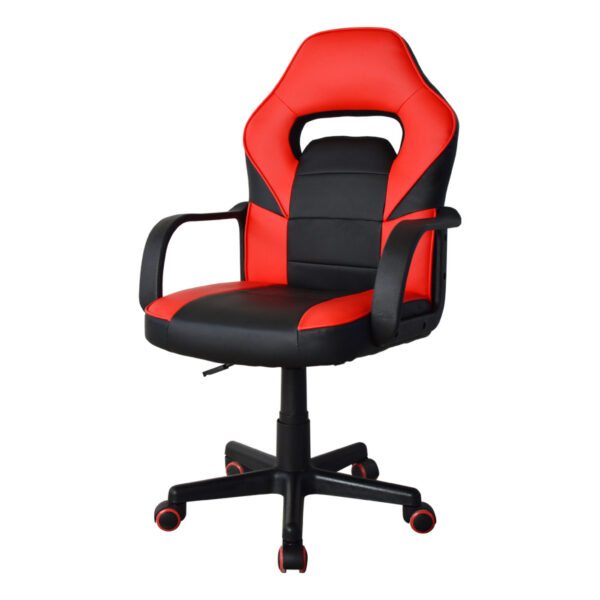 Gaming Stuhl Thomas Junior - Bürostuhl Gaming-Style - höhenverstellbar - rot schwarz - VDD World DE