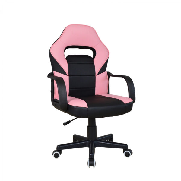 Gaming Stuhl Thomas Junior - Bürostuhl Gaming-Style - höhenverstellbar - pink schwarz - VDD World DE