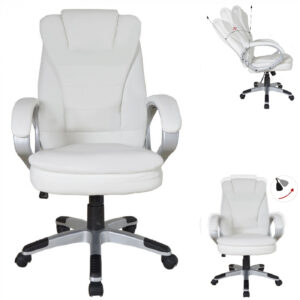Bürostuhl modernes Design - Chefsessel - höhenverstellbar - schwarz - VDD World DE