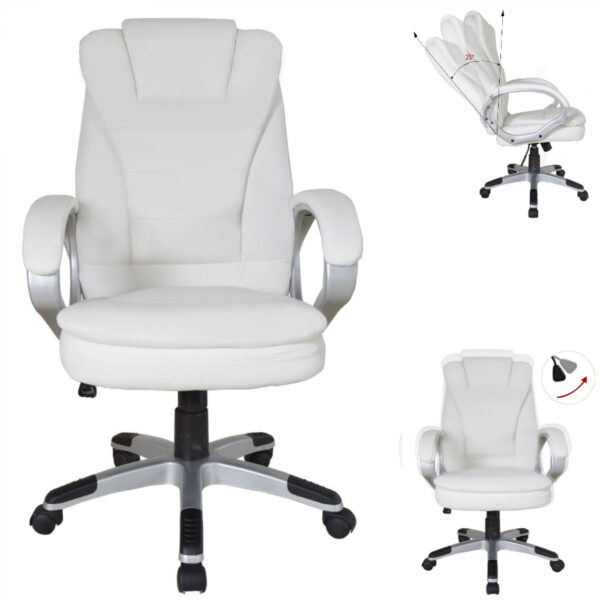 Bürostuhl Chefsessel Luxusdesign Ergonomische extra dicke Füllung - VDD World DE