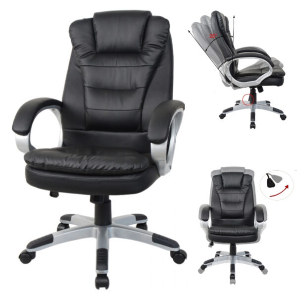  Bürostuhl Chefsessel Luxusdesign Ergonomische extra dicke Füllung