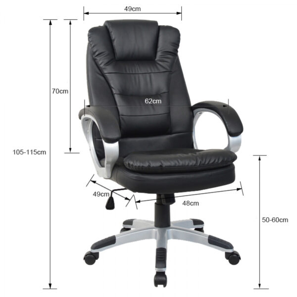   Bürostuhl Chefsessel Luxusdesign Ergonomische extra dicke Füllung