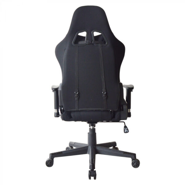 Bürostuhl Gaming Stuhl Thomas - Racing Gaming Style - Stoffbezug - schwarz - VDD World DE