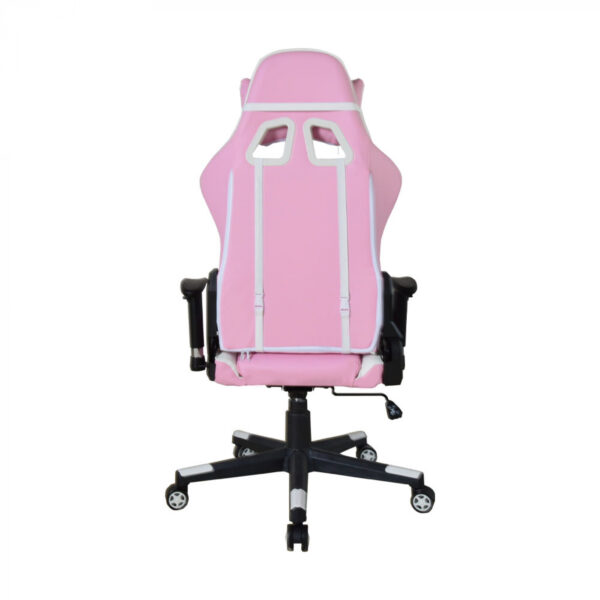 Bürostuhl Gaming Stuhl Thomas - Racing Gaming Style Stuhl - pink weiß - VDD World DE
