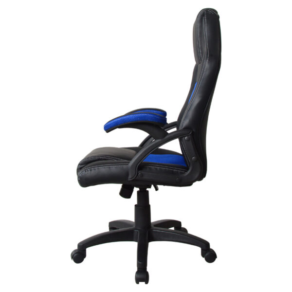 Bürostuhl Racing Gaming-Stil Premium-Design Wouter blau schwarz - VDD World DE