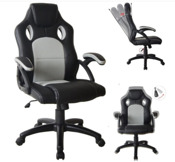   Bürostuhl Racing Gaming-Stil Premium-Design Wouter blau schwarz