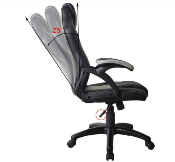   Bürostuhl Racing Gaming-Stil Premium-Design Wouter blau schwarz