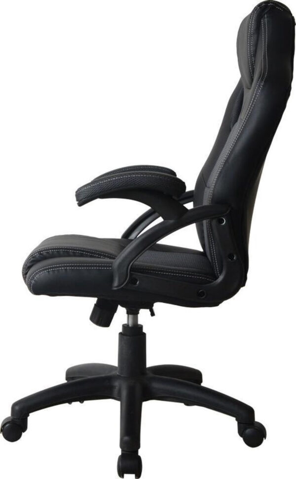   Gaming Stuhl Wouter Junior Schreibtischstuhl – Racing Gaming Style – höhenverstellbar – schwarz