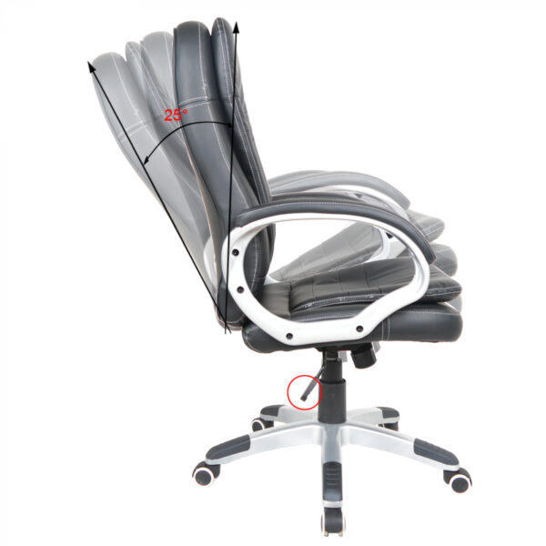 Bürostuhl Chefsessel Luxusdesign Ergonomische extra dicke Füllung - VDD World DE