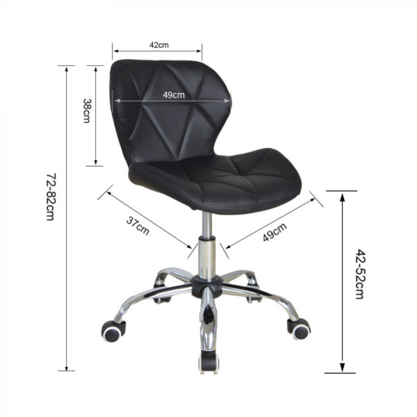 Bürostuhl modernes Design - Chefsessel - höhenverstellbar - schwarz - VDD World DE