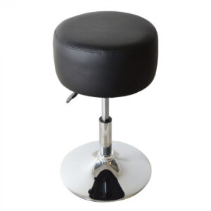 Hocker Retro Vintage Industriedesign - Schminktisch Hocker - Höhenverstellbar bis 65 cm - Schwarz